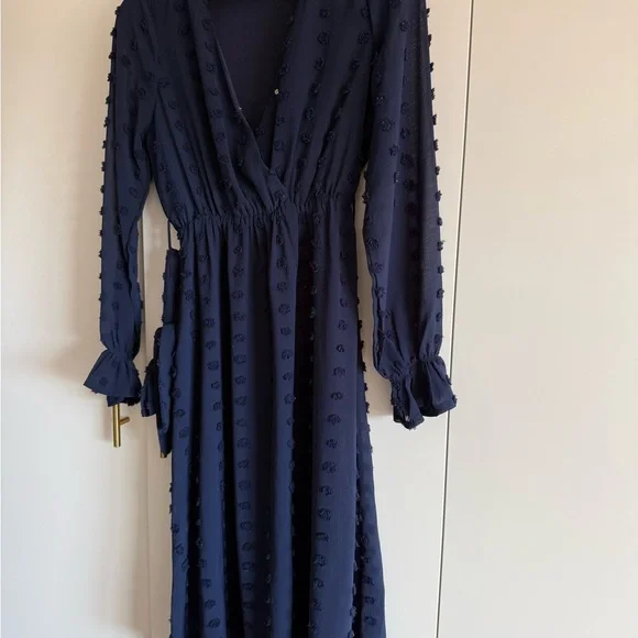 Baltic Born Deep Blue Long Sleeve Dress - Picture 1 of 3